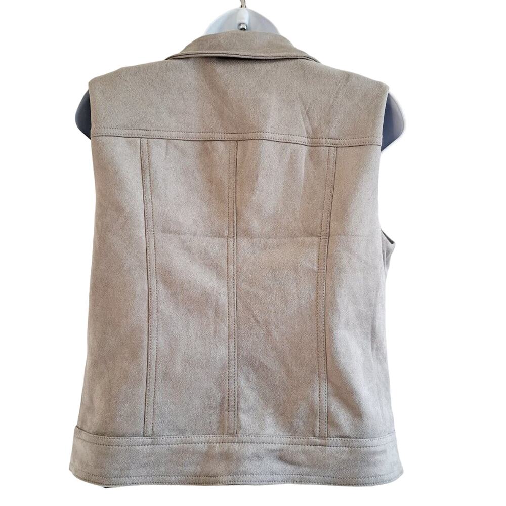 Philosophy Faux Leather Moto Vest - Picture 7 of 8
